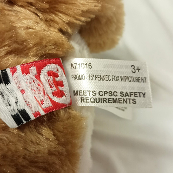 1972 Fiesta Vintage Realistic Red FOX Plush Stuffed Toy Large Ears Tail Standing - Picture 15 of 16